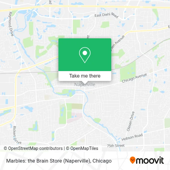 Marbles: the Brain Store (Naperville) map