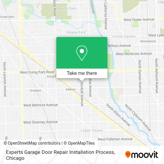 Experts Garage Door Repair Installation Process map