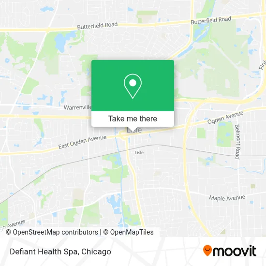 Defiant Health Spa map