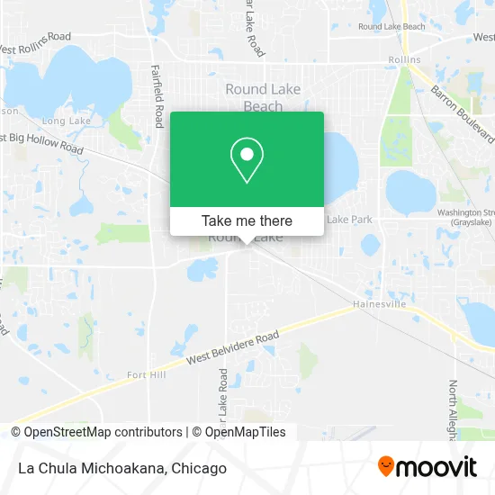 La Chula Michoakana map