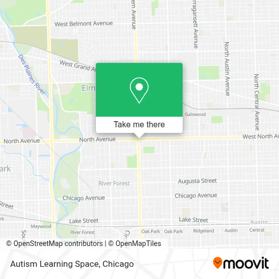 Autism Learning Space map