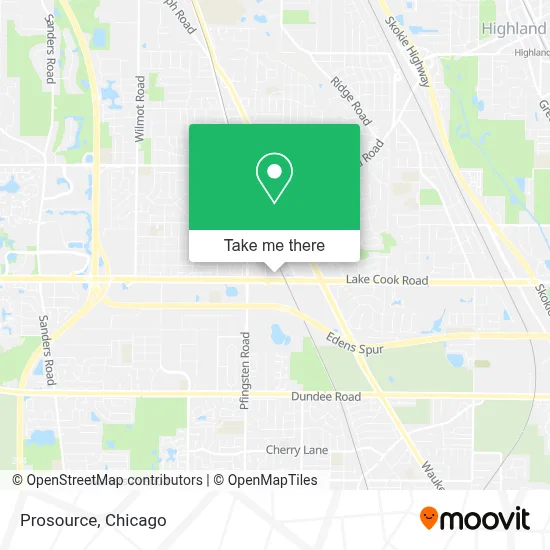 Prosource map