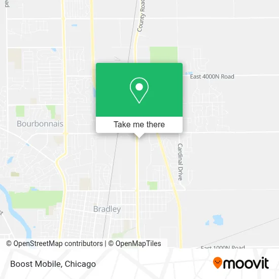 Boost Mobile map