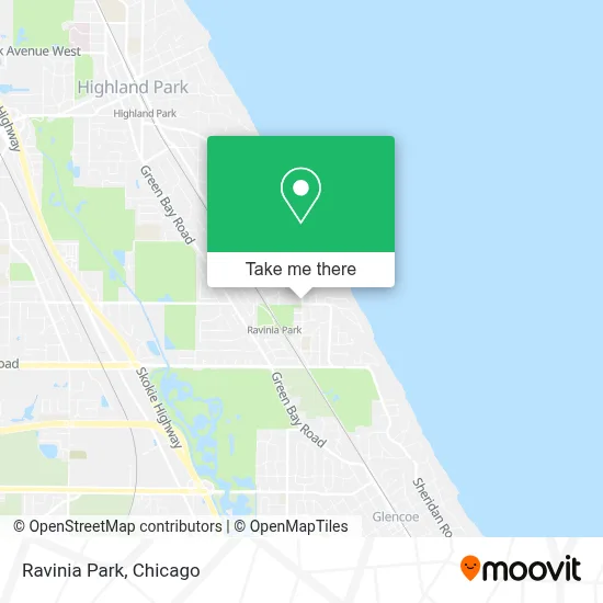 Ravinia Park map