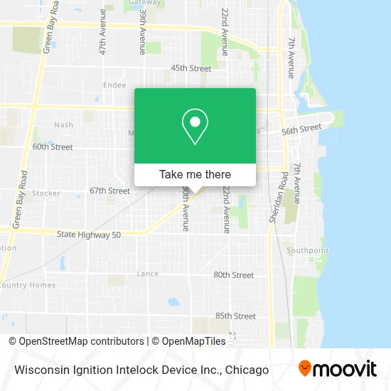 Wisconsin Ignition Intelock Device Inc. map