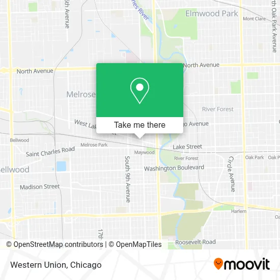 Western Union map