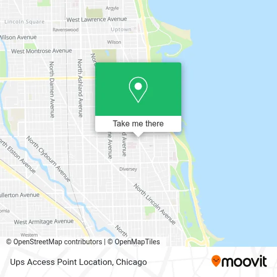 Ups Access Point Location map