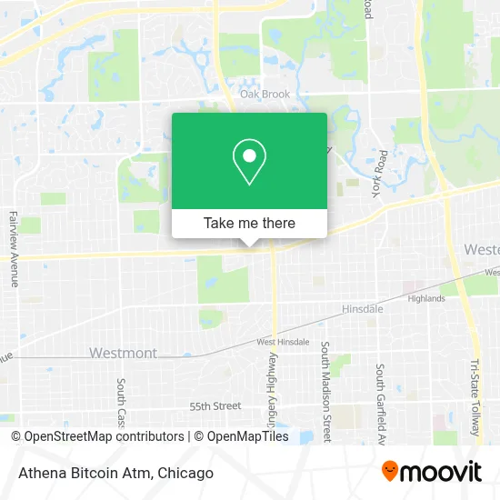 Athena Bitcoin Atm map