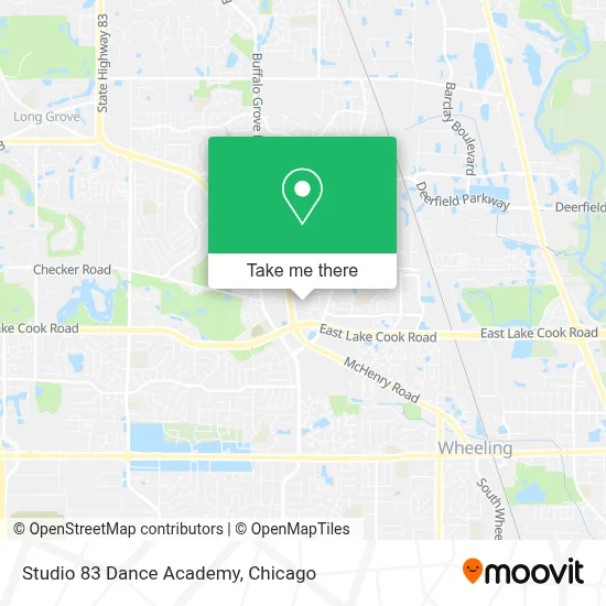 Studio 83 Dance Academy map