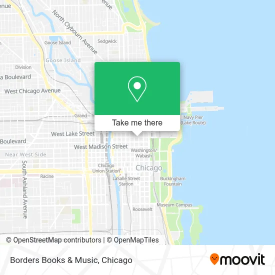 Borders Books & Music map
