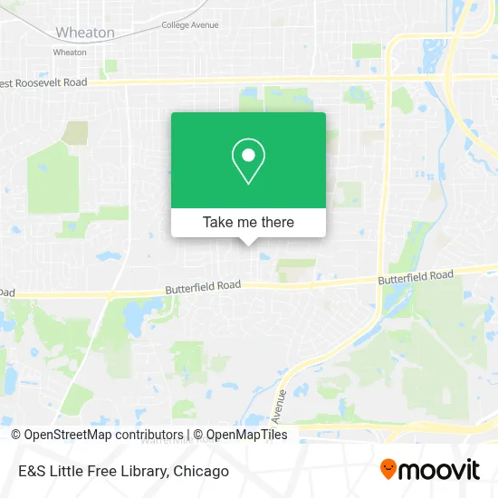 E&S Little Free Library map