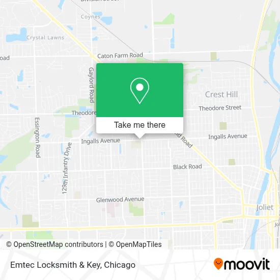 Emtec Locksmith & Key map