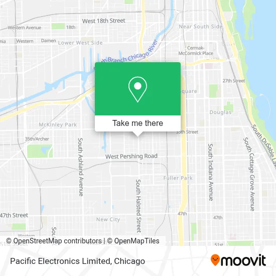 Pacific Electronics Limited map