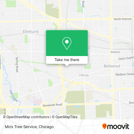 Mo's Tree Service map