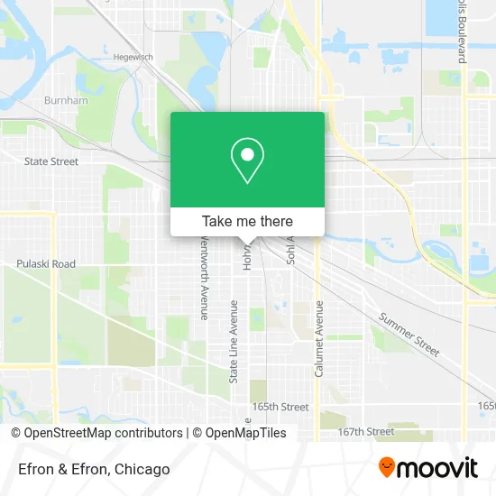 Efron & Efron map