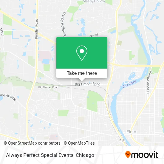 Always Perfect Special Events map