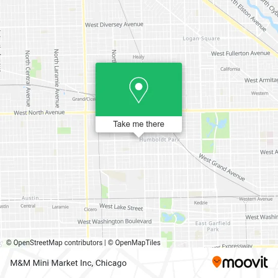 M&M Mini Market Inc map