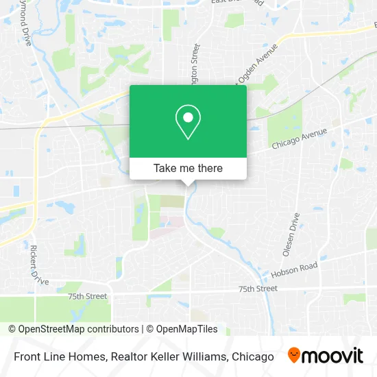 Front Line Homes, Realtor Keller Williams map