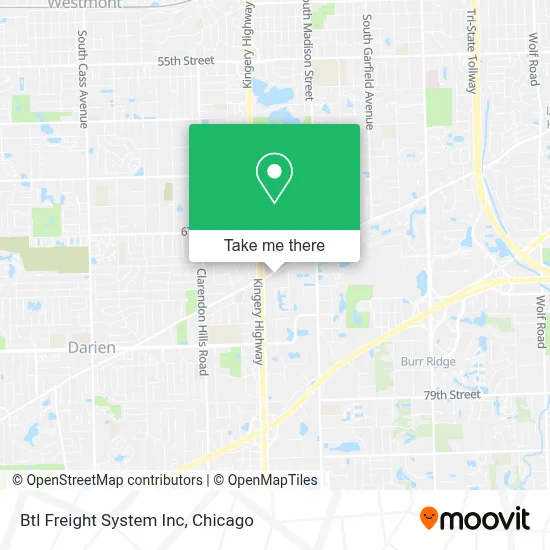 Btl Freight System Inc map