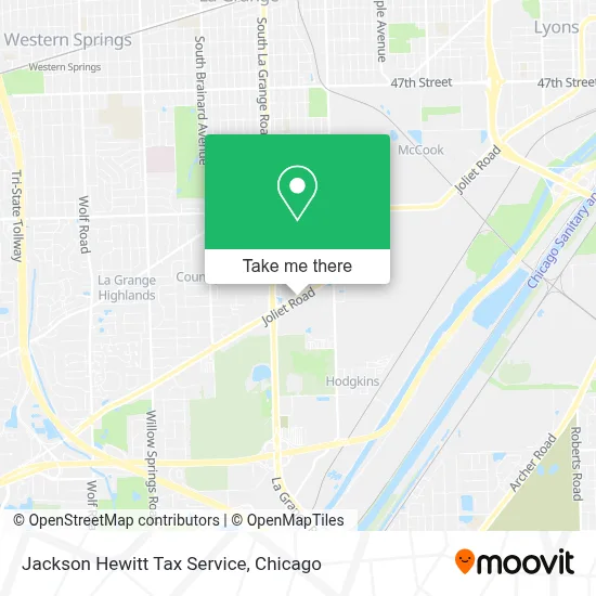 Jackson Hewitt Tax Service map