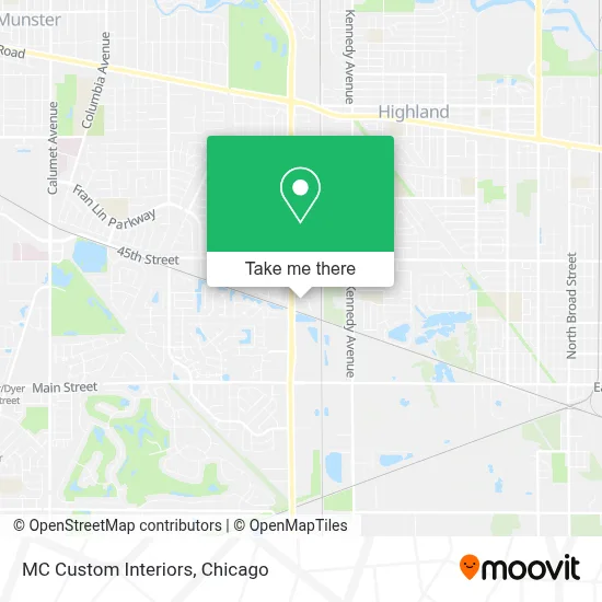 MC Custom Interiors map
