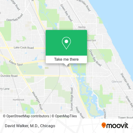 David Walker, M.D. map