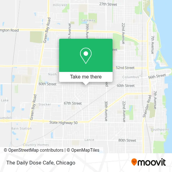 The Daily Dose Cafe map