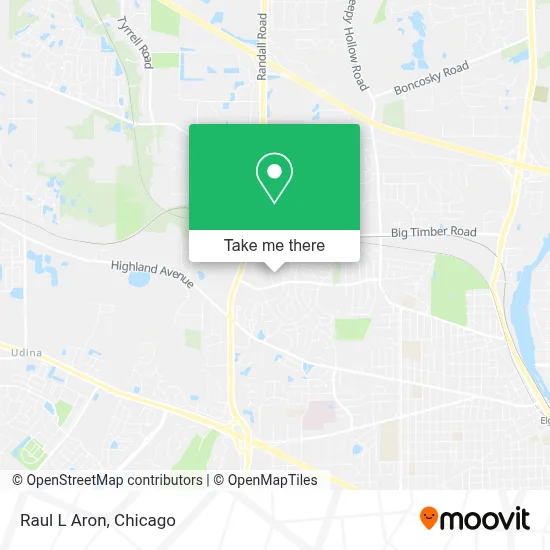 Raul L Aron map