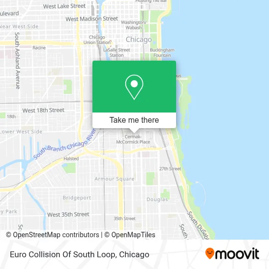Euro Collision Of South Loop map