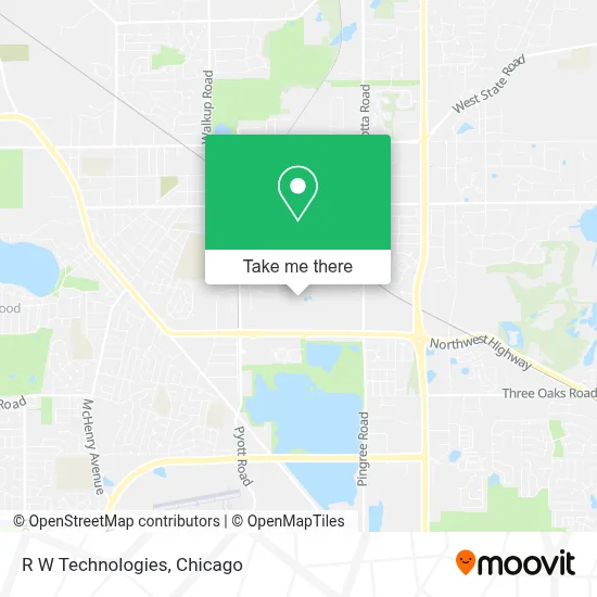 R W Technologies map