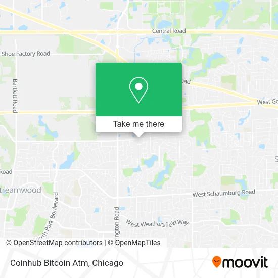 Coinhub Bitcoin Atm map