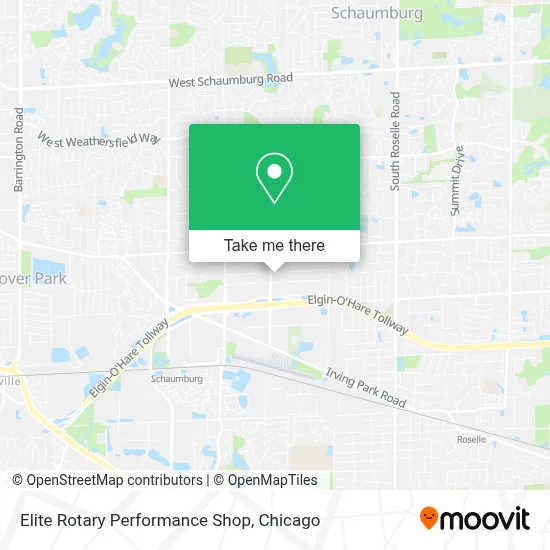 Elite Rotary Performance Shop map