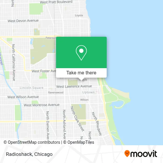 Radioshack map