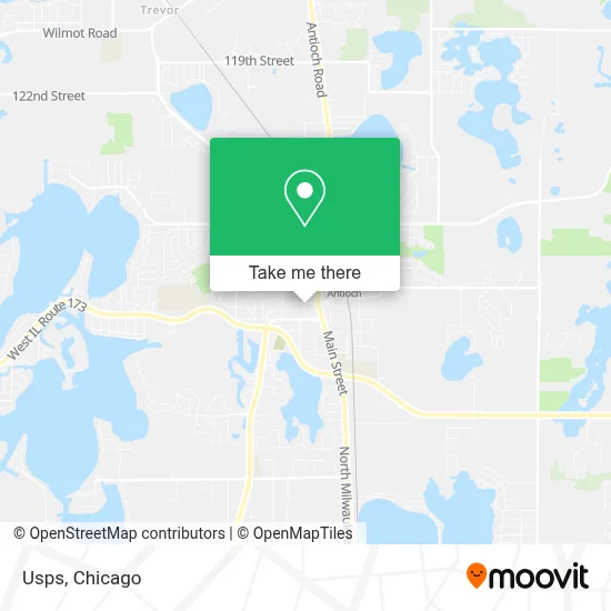 Usps map
