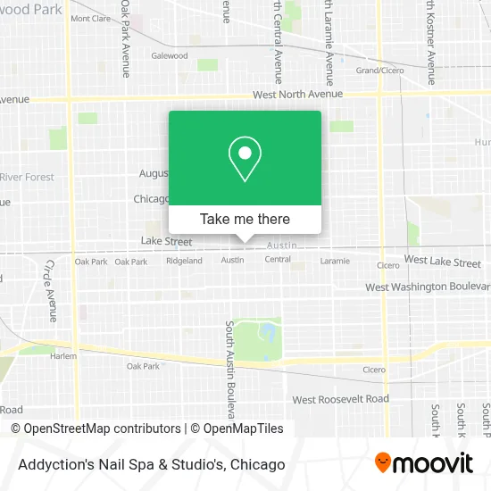 Addyction's Nail Spa & Studio's map