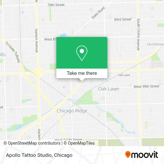 Apollo Tattoo Studio map