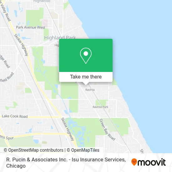 R. Pucin & Associates Inc. - Isu Insurance Services map