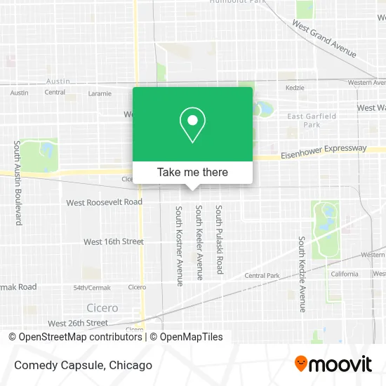 Comedy Capsule map