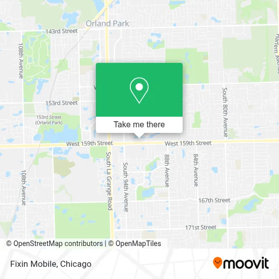 Fixin Mobile map