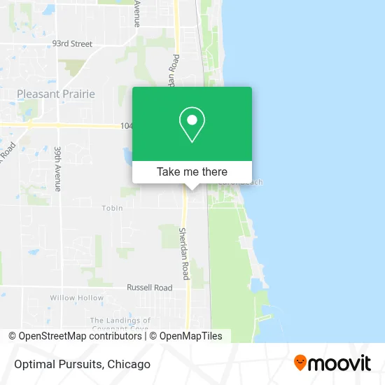 Optimal Pursuits map