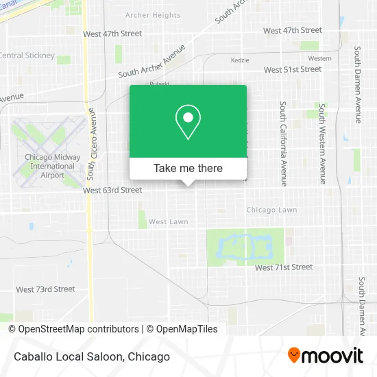 Caballo Local Saloon map