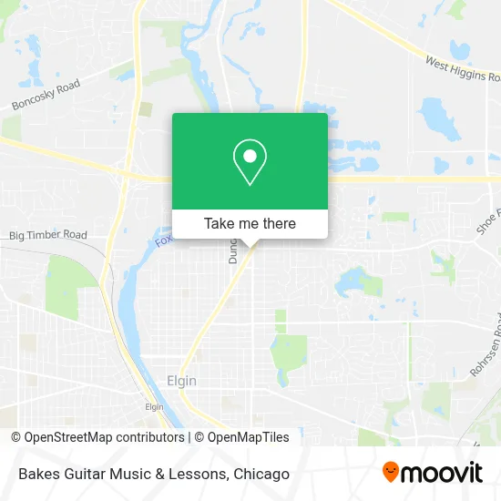 Bakes Guitar Music & Lessons map
