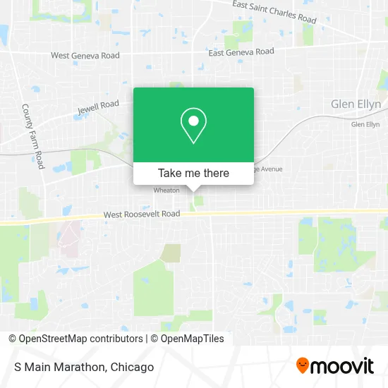 S Main Marathon map