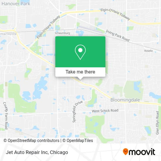 Jet Auto Repair Inc map