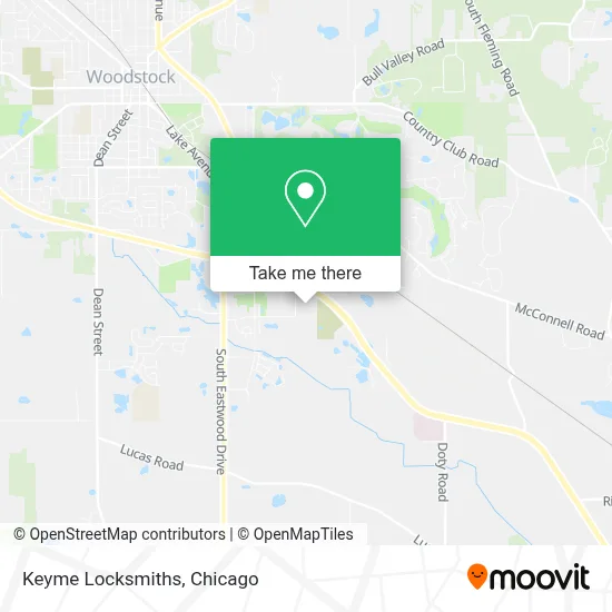 Keyme Locksmiths map