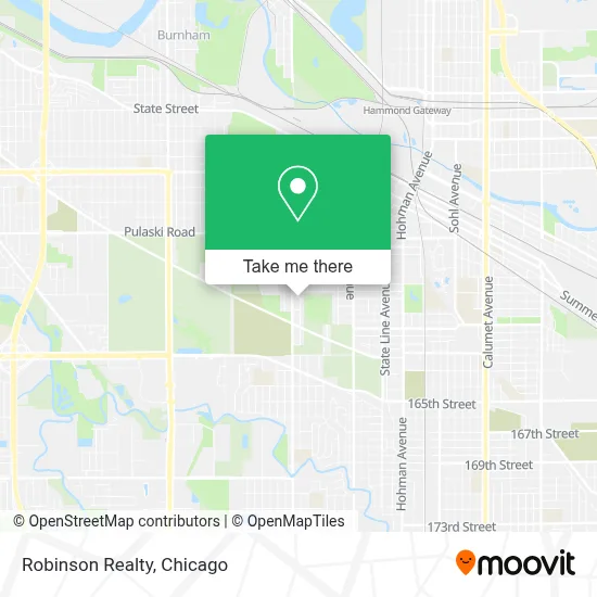 Robinson Realty map