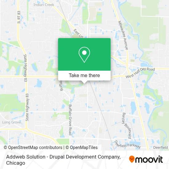 Addweb Solution - Drupal Development Company map