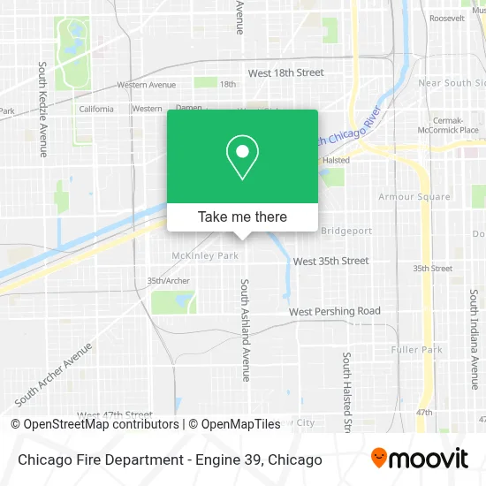 Chicago Fire Department - Engine 39 map