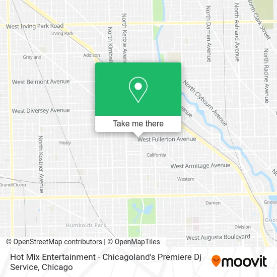 Hot Mix Entertainment - Chicagoland's Premiere Dj Service map