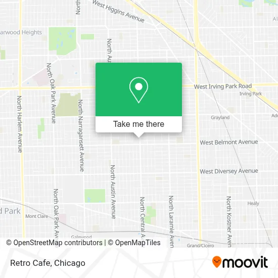 Retro Cafe map